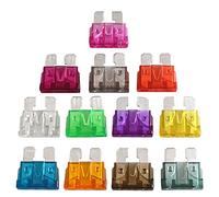 Fusibles 10PCS ZINC Blade Auto Fusible ATC, Automotriz Mini/Medium 1A 2A 3A 5A 7. 10A 15A 20A 25A 30A 35A 40A 45A 50A(Medium,10A)