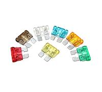 Fusibles 120/60 uds, Kit de fusibles surtidos Mini cuchilla, fusible aleación Zinc for coche y camión 5A 7. 10A 15A 20A 25A 30A for(Medium 120pcs)