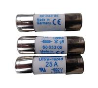 Fusibles: 25A 600V gR 6003305 / 16A 600V gRL 6003434 / 6A 8A 10A 12A 16A 20A 25A 30A 6003305 6003434 6006434 10 * 38 1 pieza(6A,6003434)