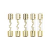 Fusibles AGU de vidrio chapado en oro de 10 x 38 mm for amplificador de coche, 10 A, 15 A, 20 A, 25 A, 30 A, 40 A, 50 A, 60 A, 70 A, 80 A y 100 A.(20A)