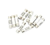 Fusibles cilíndricos de tubo cerámico, Lote de 5 fusibles cerámicos RO14 de 8,5 x 31,5 mm, 500 V, 500 mA, 1 A, 2 A, 3 A, 4 A, 5 A, 6 A, 8 A, 10 A, 16 A, 20 A, 25 A y 32 A.(6A)