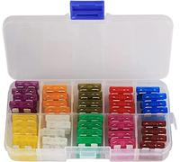 Fusibles de carro estándar 80pcs 3a 5a 7. 10a 15a 20a 25a 30a 35a 40a Surtido COMA COCHA FUSE AUTO BARCO MOTO CUTA KIT