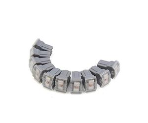 Fusibles de cartucho PAL hembra con forma techo plástico gris 10 Uds 120A for vehículos automóviles