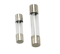 Fusibles de tubo vidrio soplado rápido, 5x20mm, 6x30mm, 5x20, 6x30, 250V, 0,1, 5, 2, 3, 15, 4, 6, 7, 8, 10, 12, 20, 25, 30A, Uds(15A,10PCS 5x20mm)