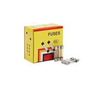 Fusibles eléctricos cerámicos, Fusible de vidrio cerámico (paquete de 20, 5 x 20 mm, 6 x 30 mm, 250 V, 0,1 A-30 A)(250v F15a 20pcs,5X20mm Glass)
