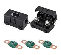 Fusibles Midi 3 unidades 40A Midi fusibles de rosca 2 unidades ANS Portafusibles 12 V-58 V Midi de alta corriente para coches, camiones, vehículos de construcción, autobuses, caravanas