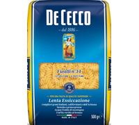 De Cecco Fusilli n.º 34 – Pasta italiana – 10 x 500 g