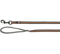 Fusión correa de arrastre, goma 15 m/17 mm grafito/papaya