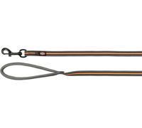 Fusión correa de arrastre, gummiert 5 m/17 mm grafito/papaya