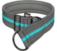 Fusión correa de cuello para perros, extra ancho 38-48 cm/45 mm grafito/océano