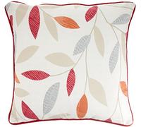 Fusion, Cortinas Beechwood, 100% algodón, algodón, Rojo, 43x43 cm Filled Cushion