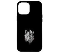 Fusión De Guerrero Vikingo Y Lobo Arte De Mitología Nórdica Carcasa para iPhone 12 Pro Max