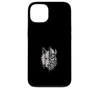 Fusión De Guerrero Vikingo Y Lobo Arte De Mitología Nórdica Carcasa para iPhone 13