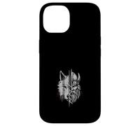 Fusión De Guerrero Vikingo Y Lobo Arte De Mitología Nórdica Carcasa para iPhone 14