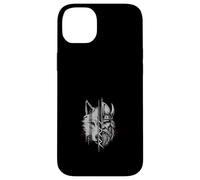 Fusión De Guerrero Vikingo Y Lobo Arte De Mitología Nórdica Carcasa para iPhone 14 Plus