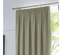 Fusion - Dijon - Par de Cortinas Opacas y térmicas Plisadas, 168 x 137 cm, Color Verde
