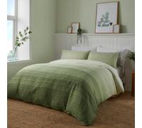 Fusion - Fairhaven - Juego de Funda nórdica - Tamaño de Cama Individual en Color Verde