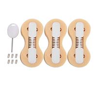 Fusion Fin Box Aletas para Tablas de Surf Aletas de Surf duraderas Plugs Black Juego de 3 Piezas para entusiastas del Surf Material plástico de tamaño estándar (Blanca)