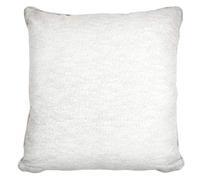 Fusion Home Furnishings Sorbonne-Funda de cojín, 100% algodón, Blanco, Cushion Cover: 43 x 43cm