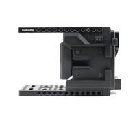 Fusion Rig Cineback Módulo de expansión para cámara de montaje en V, divisor D-Tap, resistente a golpes, almacenamiento de pantalla para cámara A7M4/A7S3 (para tamaño de jaula Tilta)