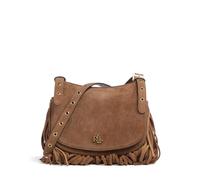 Fusionando sin esfuerzo con el amor de la temporada por la elegancia texturizada, este bolso bandolera elaborado en piel de terciopelo ofrece un toque suave y premium a cualquier conjunto. Diseñado pe