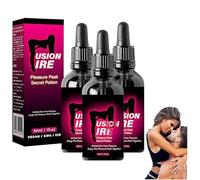 FusionFire Pleasure Peak Secret Potion - Secret Happy Drops,Pleasurepeak Oral Drops,Enhancing Sensitivity and Pleasure,Happy Hormones Drops for Women,DesireFusion Passion Elixir (3)