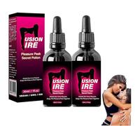 FusionFire Pleasure Peak Secret Potion - Secret Happy Drops,Pleasurepeak Oral Drops,Enhancing Sensitivity and Pleasure,Happy Hormones Drops for Women,DesireFusion Passion Elixir (2)