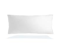 FUSIONHOME - Almohada de Bebé para Cuna de Fibra Hueca - Almohada 50x30 cm - Tacto Pluma, Transpirable, Antiácaros e Hipoalergénica - Firmeza Media - Tela de Microfibra Transpirable