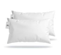 FUSIONHOME - Almohada Fibra Hueca - Pack 2 Almohadas 75 cm - Tacto Pluma, Transpirable, Antiácaros e Hipoalergénica - Firmeza Media, Alta Adaptabilidad - Tela de Microfibra