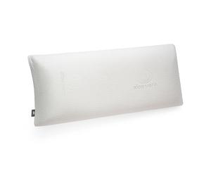 FUSIONHOME - Almohada Viscoelástica Aloe Vera 150 cm - Núcleo 100% Viscoelástico - Máximo Confort Memory Foam, Ergonómica y Termorregulable - Funda Desenfundable y Lavable con Cremallera