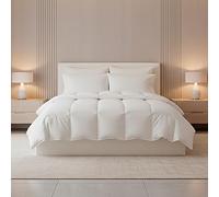 FUSIONHOME Edredón Nórdico Cama 180/200-260x240 cm - Relleno Nórdico Cama 180/200 - Edredón 4 Estaciones Acolchado Fibra Tacto Plumón de 350 gr/m² Ideal Invierno - Termorregulable y Antiácaros