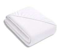 FUSIONHOME - Protector de Colchón Impermeable 200x200 - Cubre Colchón de Rizo Transpirable, Absorbente y Antiácaros - Altura Ajustable hasta 30 cm y Largos Cama de 190/200 cm