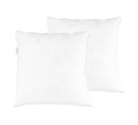 FUSIONHOME - Relleno de Cojín de Fibra Hueca Siliconada Pack 2 Unidades 60x60 cm - Relleno de Gran Volumen y Alta Recuperación - Cojín Decorativo para Casa, Cama, Sofá - Antiácaros e Hipoalergénico