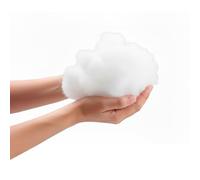 FUSIONHOME Relleno de Fibra Hueca Siliconada 1 KG - Relleno para Cojines, Peluches, Almohadas, Manualidades - Rellenos de Alta Densidad Indeformable 100% Poliester Anti Acaros (1000 Gramos)