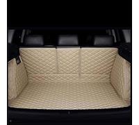 FUSKL Coche Cuero Alfombrillas Maletero para BMW X6 F16 2014-2019, Cobertura Completa Duradero Protector Maleteros Interior Accesorios,A/Beige