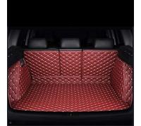 FUSKL Coche Cuero Alfombrillas Maletero para Porsche Taycan 4S / Turbo S/Turbo GT 2019-2024 2025, Cobertura Completa Duradero Protector Maleteros Interior Accesorios,A/Red