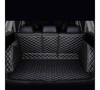 FUSKL Coche Cuero Alfombrillas Maletero para Toyota Land Cruiser J15 2009-2014 8seats(2 Rows of backrests 2 Pieces), Cobertura Completa Duradero Protector Maleteros Interior Accesorios,A/Black