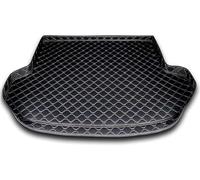 FUSKL Coche Cuero Alfombrillas para Maletero para Cupra Formentor 2020-2025 | Bandeja Forro Alfombra Antideslizante AntiarañAzos Moquetas,A/BlackBeige
