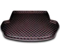 FUSKL Coche Cuero Alfombrillas para Maletero para Cupra Formentor 2020-2025 | Bandeja Forro Alfombra Antideslizante AntiarañAzos Moquetas,A/Blackred