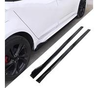 FUSKL Coche Faldones Laterales para BMW X1 X2 X3 X4 X5 X6 E84 F48 F39 E83 F25 F26 G02 E53 E70 F15 G05 E71, Anticolisión Antiarañazos Estribos Universales Carrocería DecoracióN Accesorios,A/Black