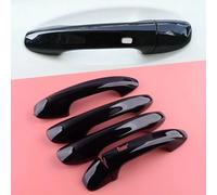 FUSKL Coche Tiradores Exteriores para Mercedes-Benz A-Class A200L/GLB/CLA/GLA/GLC/C260/E300, Cubierta Manija de Puerta Exterior Protectora Reemplazo Accesorios, B/Paint Black