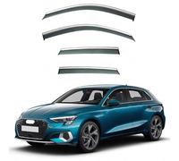 FUSKL Coche Ventanilla Deflectores de Viento para Audi A3 Hatchback MK4-8Y 2021+, Duraderos Protector Sol y Lluvia Laterales Ventana Accesorios