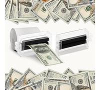 Fusruom Truco de Magia Fabricante de Dinero Máquina de Impresión de Dinero Máquina de Impresión de Dinero Magic Trick Magia Prop - Imprimir Dinero Real De Papel Con Máquina En Forma De S