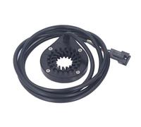 Fussbudget Sensor de Asistencia de Pedal de Bicicleta Eléctrica, Sensor de Potencia de 12 Puntos Magnéticos Sensor Auxiliar de Sistema Pas Kit de Conversión de Bicicleta Eléctrica