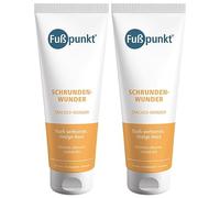 Fußpunkt Schrunden Wunder - Cuidado intensivo de los pies para pieles muy queratinizadas y agrietadas, 2 x 125 ml