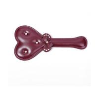 Fusta de cuero sintético con mango en forma de corazón,juguete sexual para adultos,para hombres y mujeres,color marrón,talla única