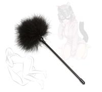 Fusta de montar corta de cuero negro afelpado, mango antideslizante y resistente al desgaste, adecuada para el entrenamiento diario y la disciplina