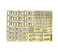 Futaba Lámina de vinilo para decoración de coche, color negro