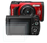 Futanwei Protector de pantalla para OM SYSTEM Tough TG-7, 3 unidades, película de vidrio templado HD, antihuellas, antiarañazos, sin burbujas, compatible con cámara subacuática OM SYSTEM Olympus Tough