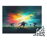 Fútbol Acción Drama Puzzle 1000 Piezas para Adultos Difícil Puzzle Difícil Más Vendido Entrenamiento Mental Cartón Grueso 52x38cm/1000pcs